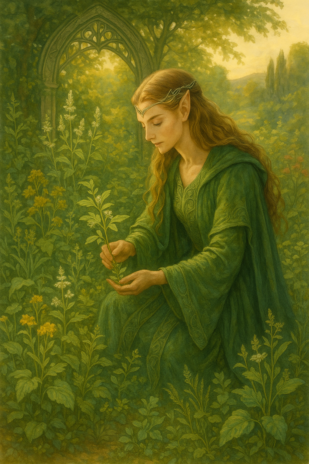 elf patron of herbs